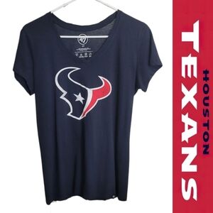 🆕️ 47 NFL Houston Texas V-Neck Fan Tee